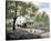 Amish Country Home-Carl Valente-Stretched Canvas