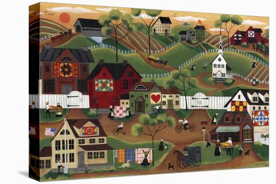Amish Quilt Village-Cheryl Bartley-Premier Image Canvas