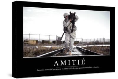 Amitie Citation Et Affiche D Inspiration Et Motivation Photographic Print Art Com