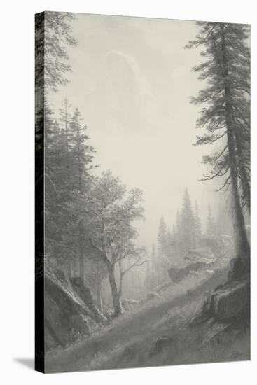 Among the Bernese Alps - Vintage-Albert Bierstadt-Stretched Canvas