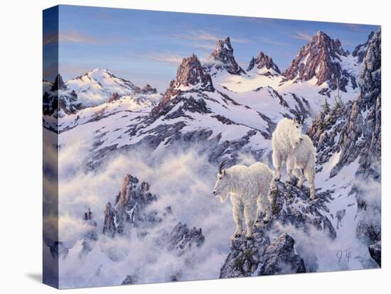 Among the Clouds - Mtn. Goat-Jeff Tift-Premier Image Canvas