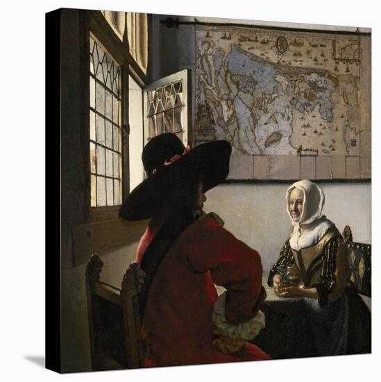 Amorous Couple, C.1657-58-Johannes Vermeer-Premier Image Canvas