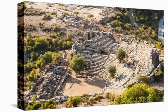 Amphitheatre at the ancient ruins of Kaunos, Dalyan, Anatolia, Turkey Minor, Eurasia-Matthew Williams-Ellis-Premier Image Canvas