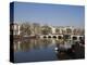 Amstel River and Magere Bridge, Amsterdam, Netherlands, Europe-Amanda Hall-Premier Image Canvas