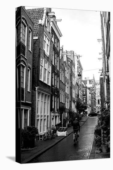 Amsterdam Black and White Street-Erin Berzel-Premier Image Canvas