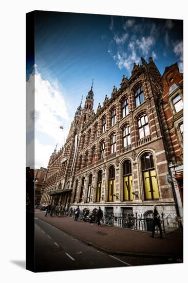 Amsterdam Brick Facade-Erin Berzel-Premier Image Canvas