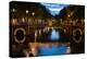 Amsterdam Canal at Night I-Erin Berzel-Premier Image Canvas