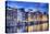 Amsterdam Old City at Night with the Oude Church-George Oze-Premier Image Canvas