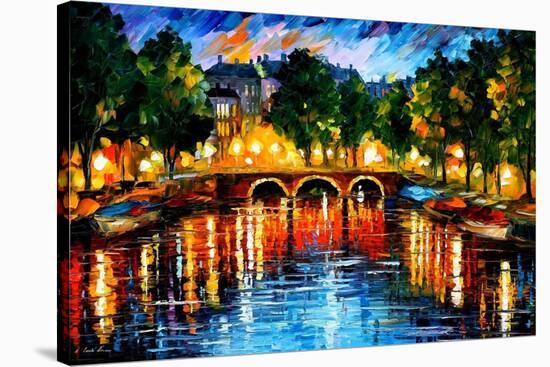 Amsterdam The Release Of Happines-Leonid Afremov-Stretched Canvas
