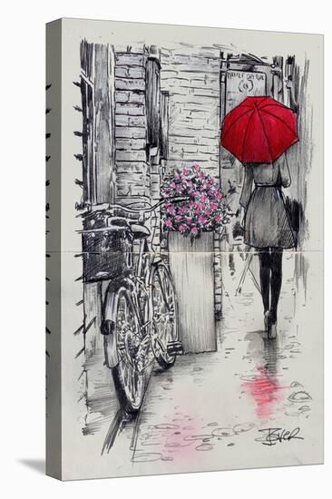Amsterdam Walk-Loui Jover-Stretched Canvas