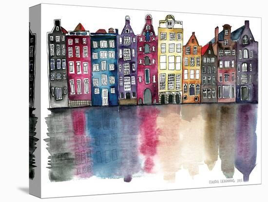 Amsterdam-Claudia Liebenberg-Stretched Canvas