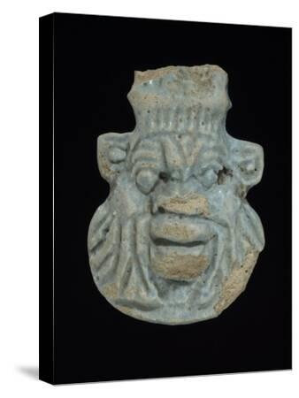 Amulette de style égyptien : masque du dieu Besu0027 Giclee Print 