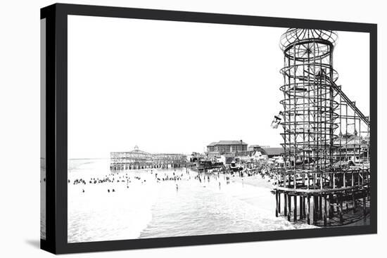 Amusement Park, Long Beach, California-William Henry Jackson-Stretched Canvas