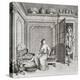 An 18th Century Lady Taking a Footbath Is Interrupted by a Suitor. from Illustrierte Sittengeschich-null-Premier Image Canvas