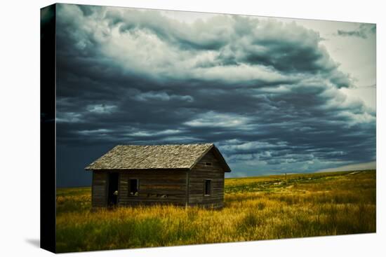 An Abandoned Building in Pawnee National Grasslands Near Fort Collins, Colorado-Brad Beck-Premier Image Canvas