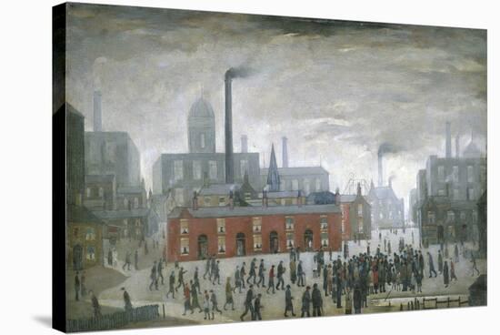 An Accident-Laurence Stephen Lowry-Stretched Canvas
