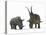 An Adult Diabloceratops Compared to a Modern Adult White Rhinoceros-Stocktrek Images-Premier Image Canvas