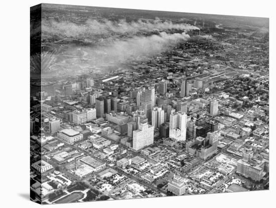 An Aerial View of the City Houston-Dmitri Kessel-Premier Image Canvas