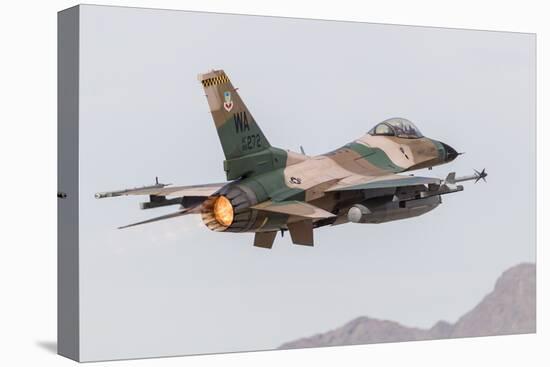 An Aggressor F-16C Fighting Falcon of the U.S. Air Force-Stocktrek Images-Premier Image Canvas