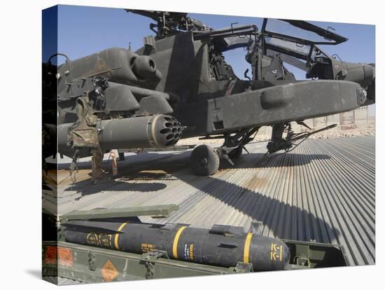An AGM-114 Hellfire Missile Is Ready to Be Loaded onto an AH-64 Apache-Stocktrek Images-Premier Image Canvas