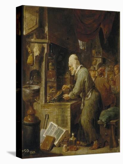 An Alchemist, 1631-1640-David Teniers the Younger-Premier Image Canvas