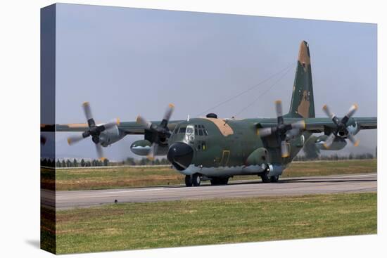 An Algerian Air Force C-130H Taxiing at Izmir Air Station, Turkey-Stocktrek Images-Premier Image Canvas