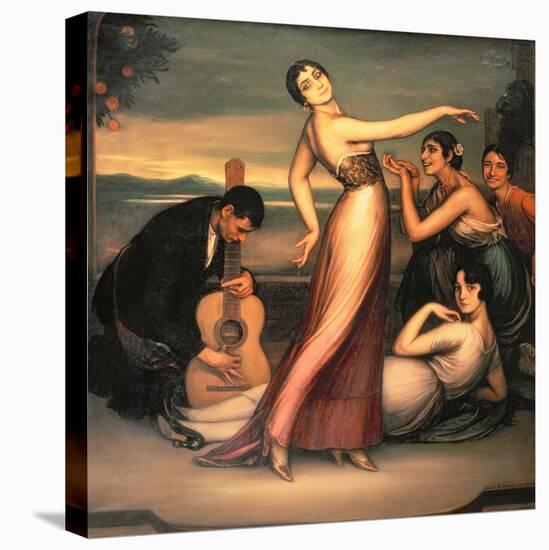 An Allegory of Happiness-Julio Romero de Torres-Premier Image Canvas