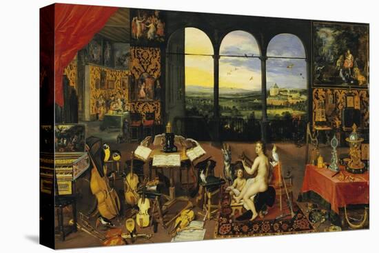 An Allegory of Hearing-Jan Brueghel the Elder-Premier Image Canvas