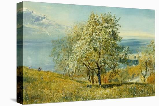 An Alpine Lake-John William Inchbold-Premier Image Canvas