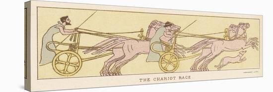 An Ancient Greek Chariot Race-Hanhart-Stretched Canvas