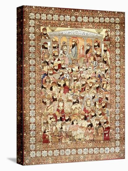 An Antique Kirman Masha'Ir Carpet-null-Premier Image Canvas