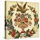 An Appliqued and Painted Cotton Album Quilt Square, Baltimore, 19th Century-null-Premier Image Canvas