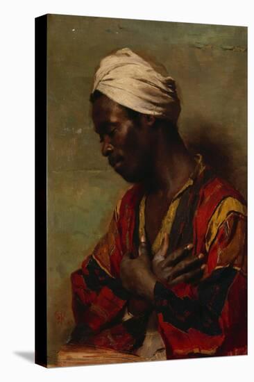 An Arab in Meditation-Carl Ludwig Ferdinand Messmann-Premier Image Canvas