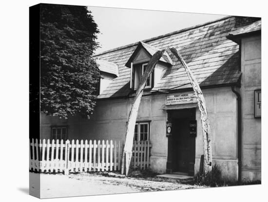 An Archway Made of Whale Bones Outside a Pub Entrance at Great Wrathing, Suffolk, England-null-Premier Image Canvas