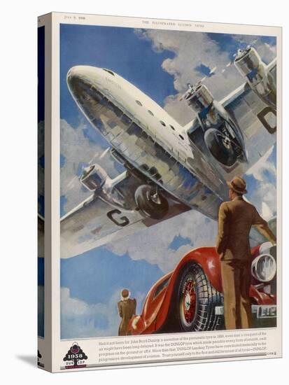 An Armstrong Whitworth "Ensign" of Imperial Airways Takes Off-null-Premier Image Canvas