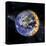 An Artist's Depiction of Planet Earth Catching on Fire-null-Stretched Canvas