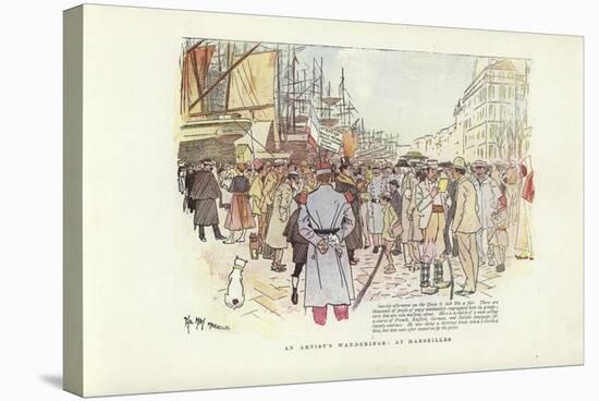 An Artist's Wanderings, at Marseilles-Phil May-Premier Image Canvas