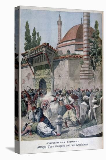 An Attack on a Mosque by Armenians, 1895-Henri Meyer-Premier Image Canvas
