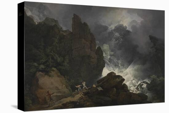 An Avalanche in the Alps-Philip James De Loutherbourg-Premier Image Canvas