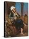 An Egyptian Man Smoking a Hookah-Louis Leopold Boilly-Premier Image Canvas