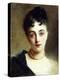 An Elegant Lady with Pearls-Gustave Jacquet-Premier Image Canvas