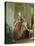 An Elegant Woman Dresses-Michel Garnier-Premier Image Canvas