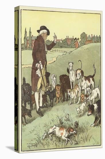 An Elegy on the Death of A Mad Dog (Colour Litho)-Randolph Caldecott-Premier Image Canvas