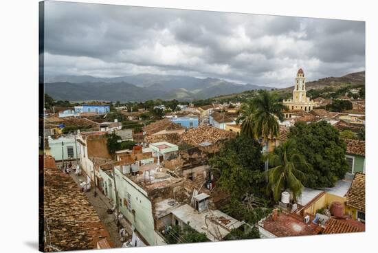 An Elevated View of the Terracotta Roofs and the Bell Tower of the Museo Nacional De La Lucha-Yadid Levy-Stretched Canvas