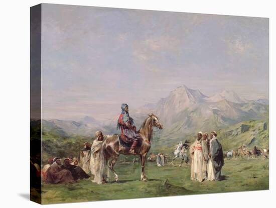 An Encampment in the Atlas Mountains, C.1865-Eugene Fromentin-Premier Image Canvas