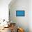 An Engineering Background with Blue Lines Art-kentoh-Stretched Canvas displayed on a wall