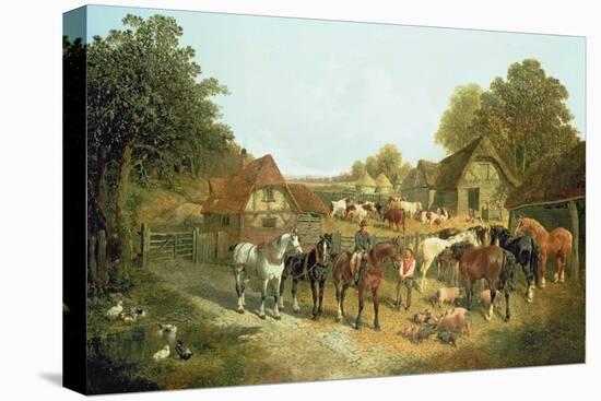 An English Homestead-John Frederick Herring I-Premier Image Canvas