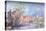 An English Village 1821 (Colour Litho)-John Constable-Premier Image Canvas