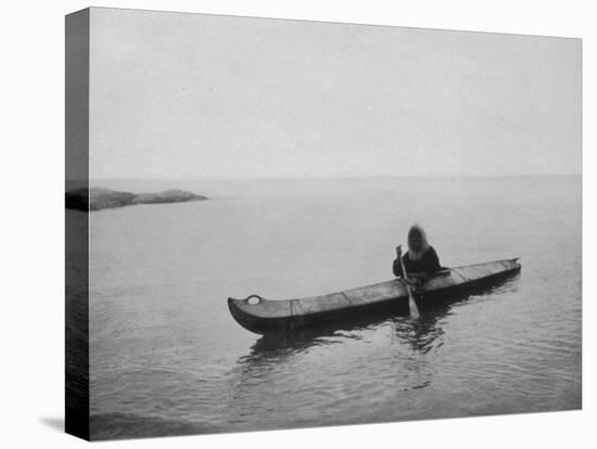 An Eskimo of Alaska in His Kayak-Hogg-Premier Image Canvas