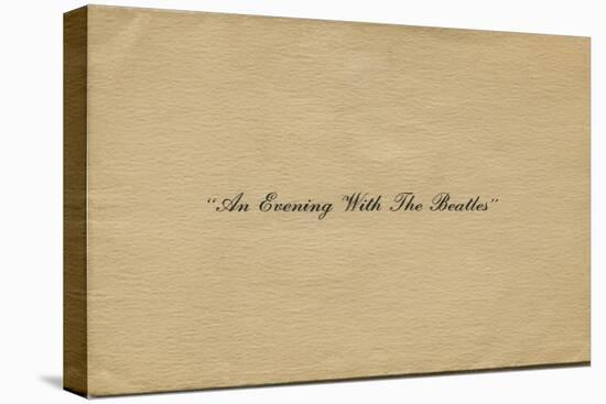 an Evening with the Beatles Ticket Holder Cover-Tobi Seftel-Premier Image Canvas